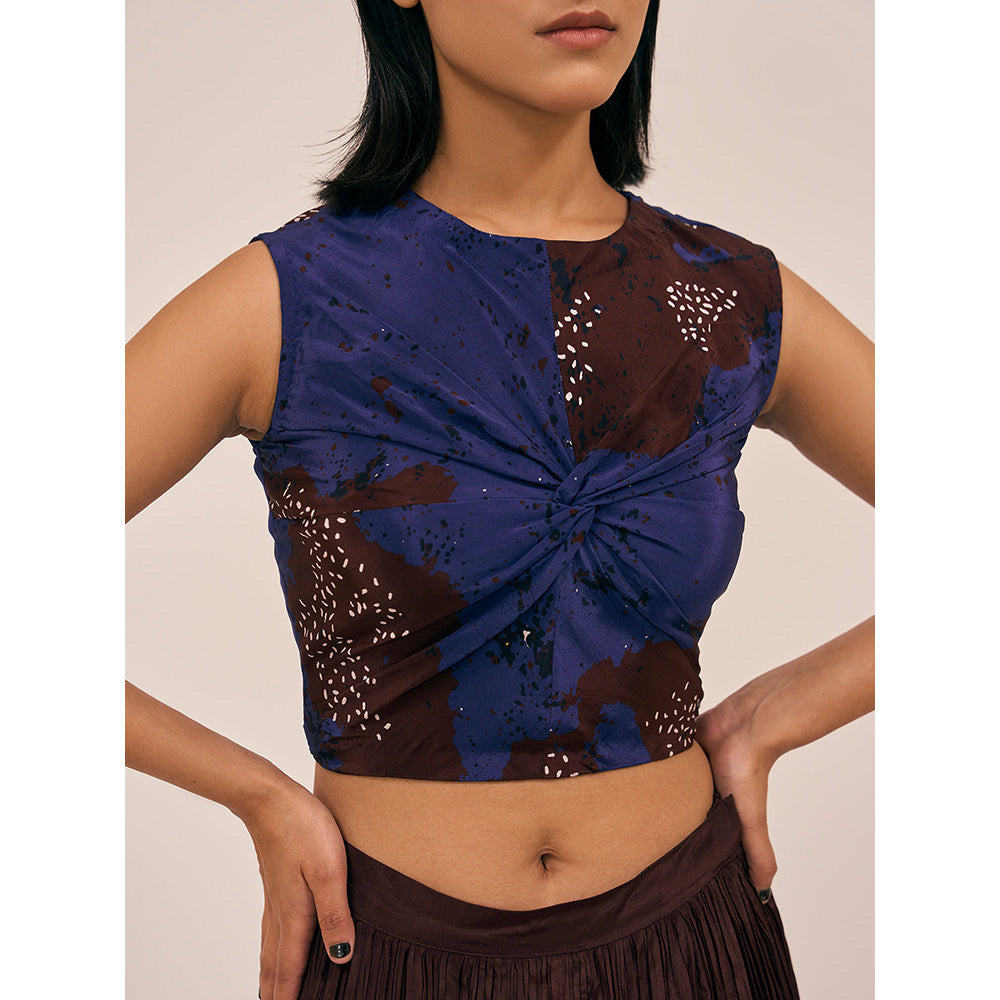 Amka India Zen Knot Crop Top