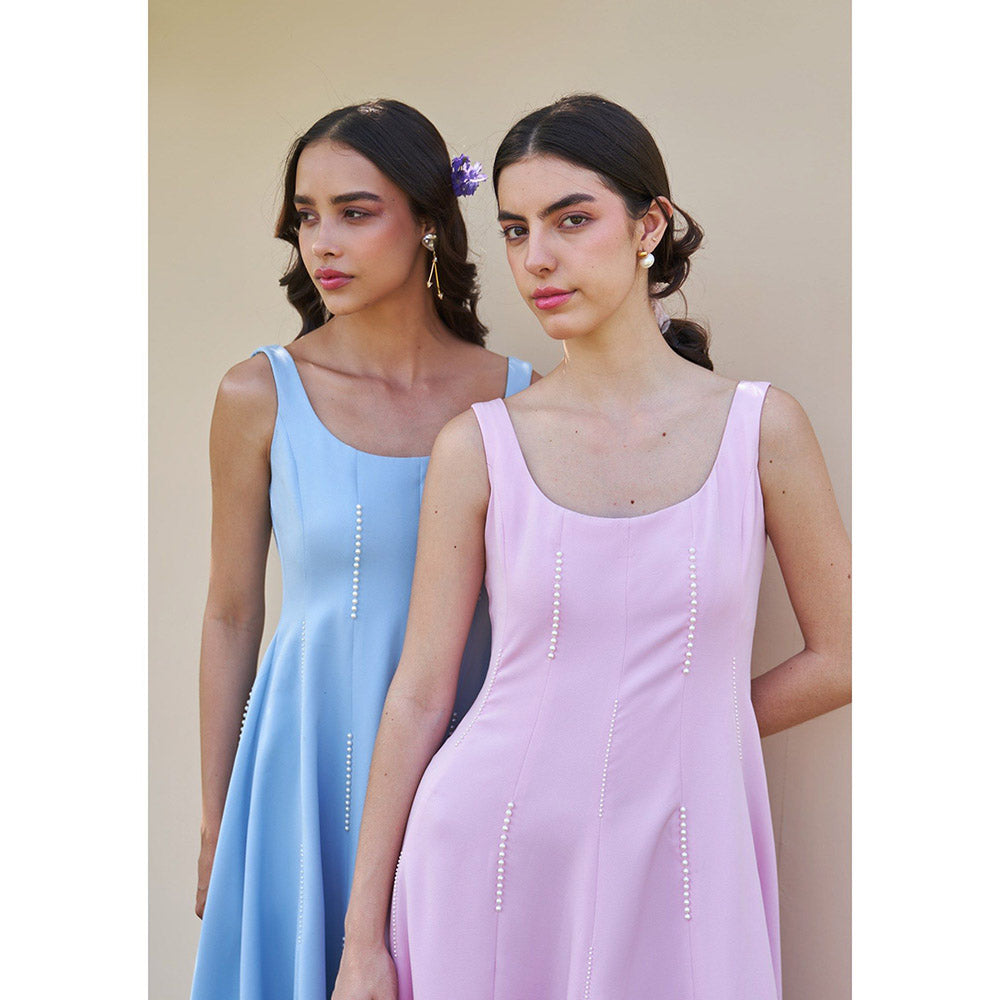 AMOSHI Caroline Maxi Dress -Baby Pink