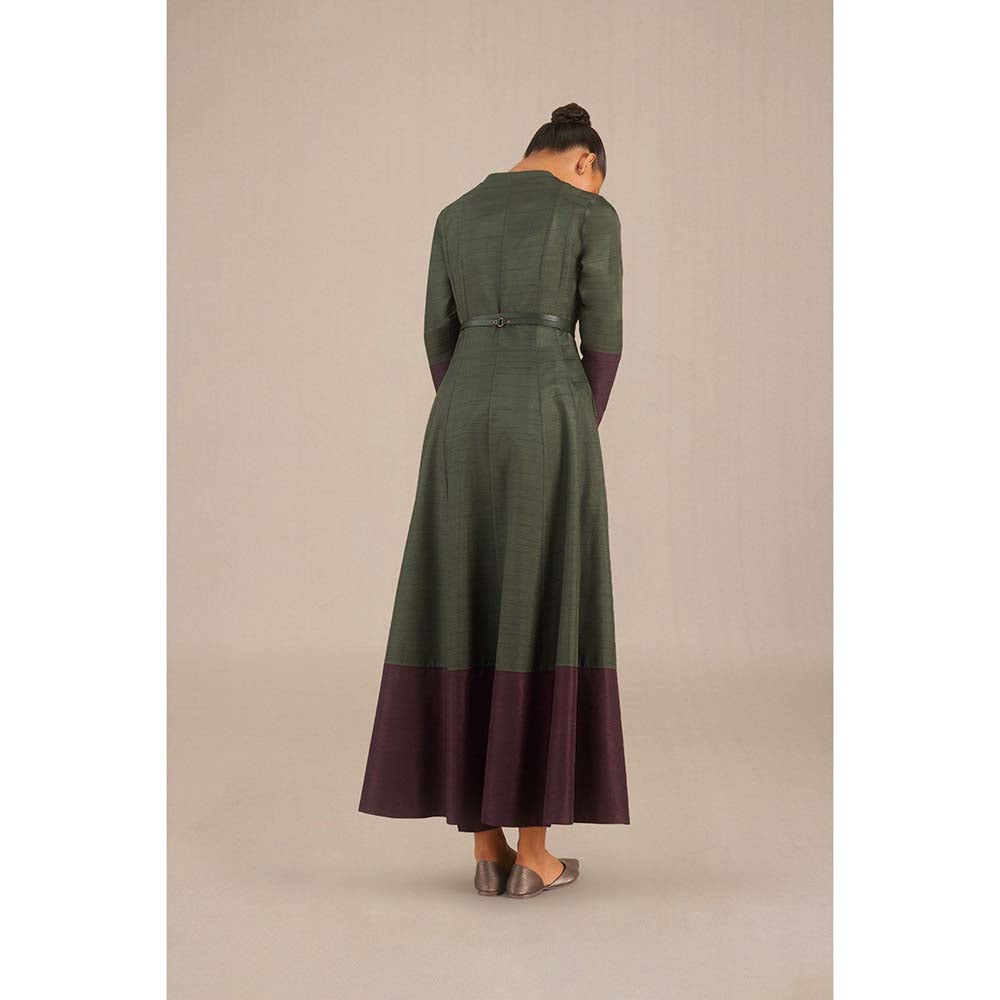 AMPM Zahra Olive Jacket and Pant (Set of 4)