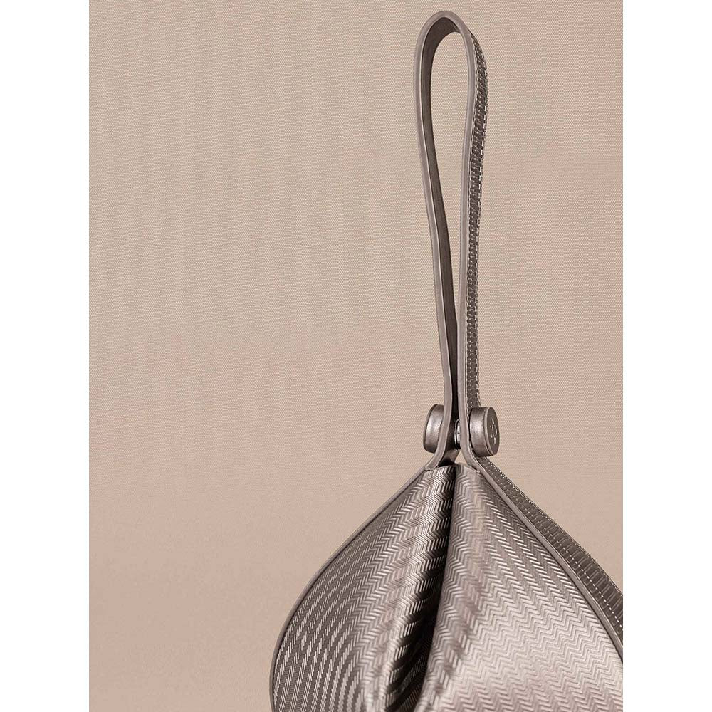 AMPM Esther Silver Textured Handbag