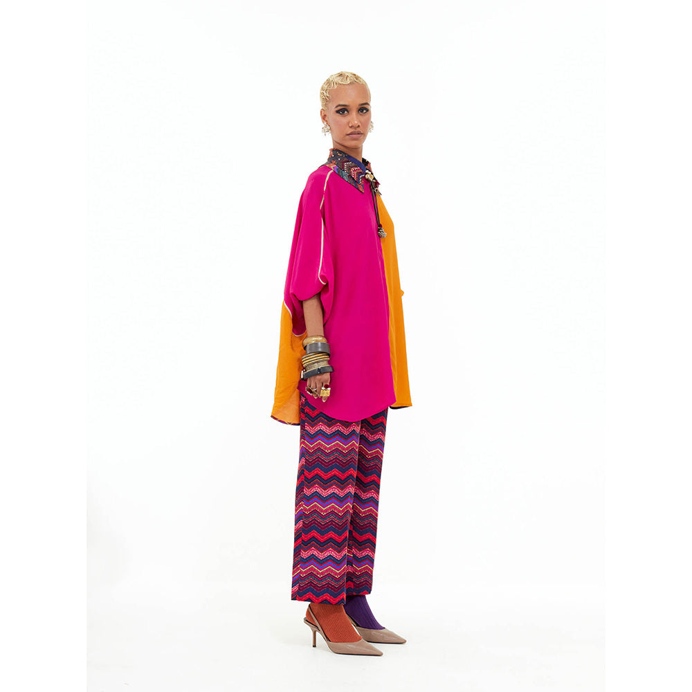 Aseem Kapoor Multi Colour Mandala Shirt with Pant (Set of 2)