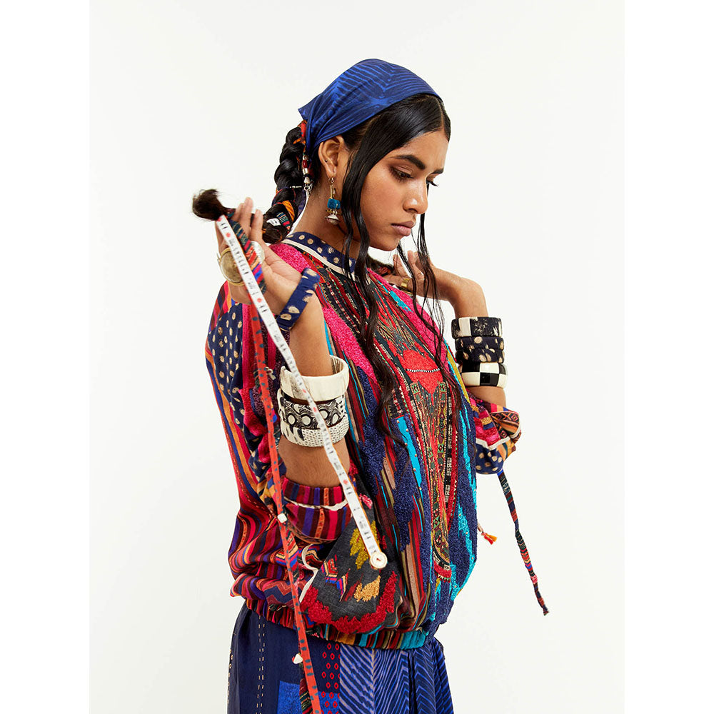 Aseem Kapoor Multi-Colour Zahra Top With Skirt (Set of 2)