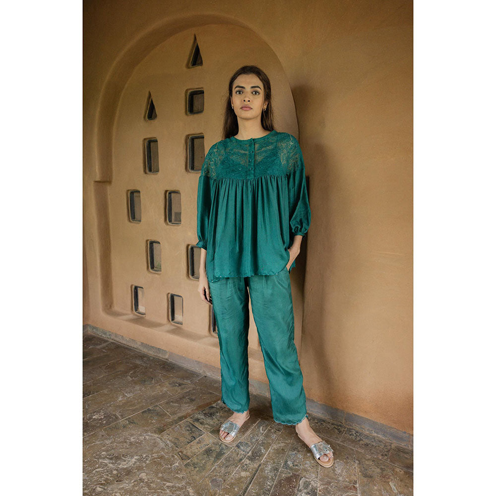 AYAKA Carly Green Trousers