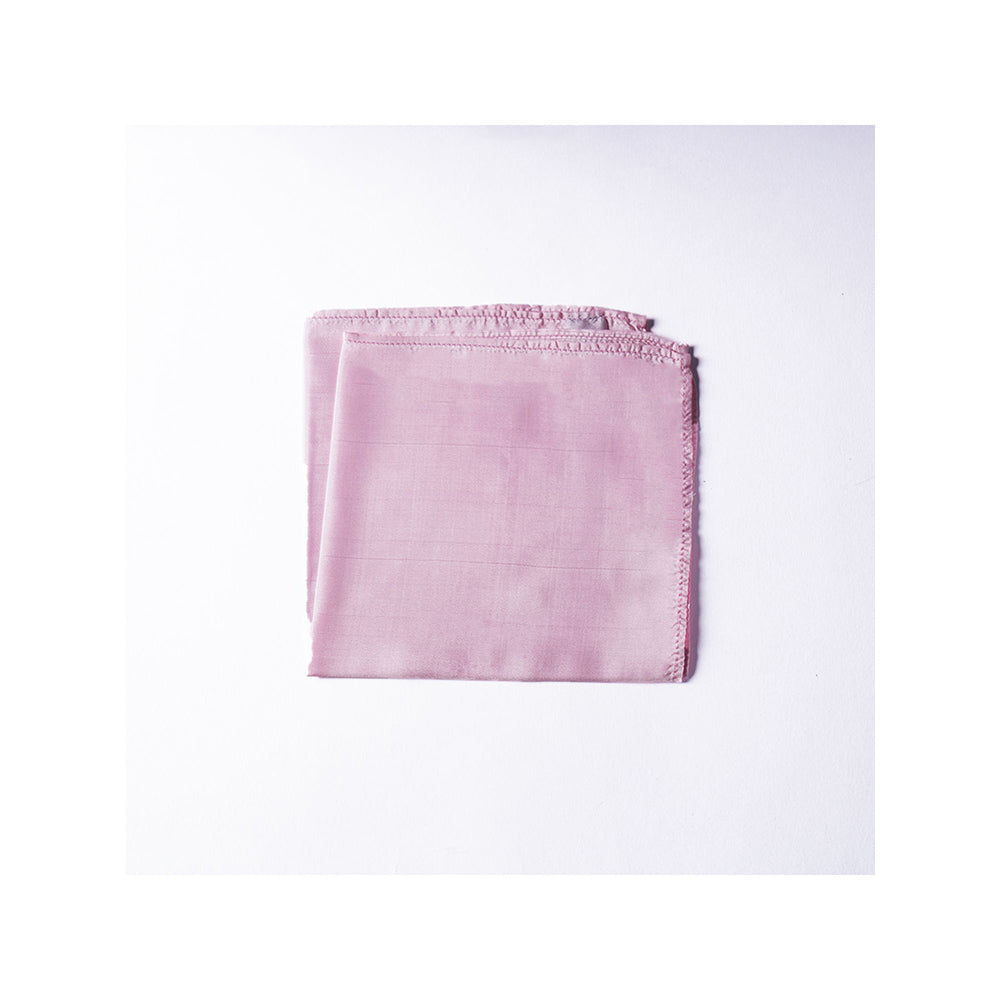 Bubber Blu Baby Pink Pocket Square