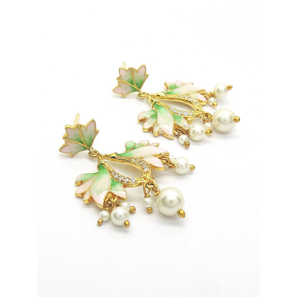 Divino The Dainty Bloom Multi-Color Earrings