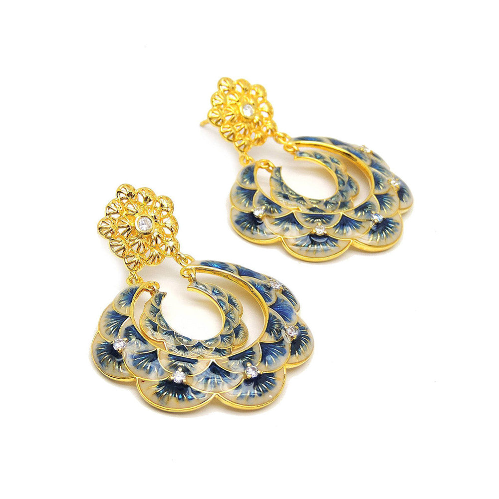 Divino The Blue Velvet Box Danglers