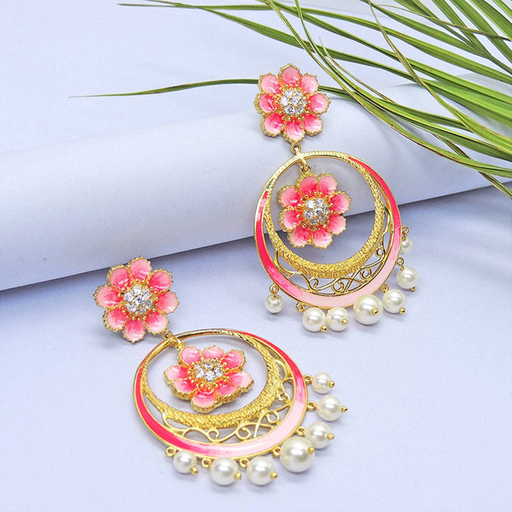Divino Pink Seduction Danglers