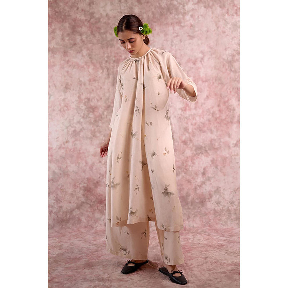 Doodlage Hayde Beige Kurta
