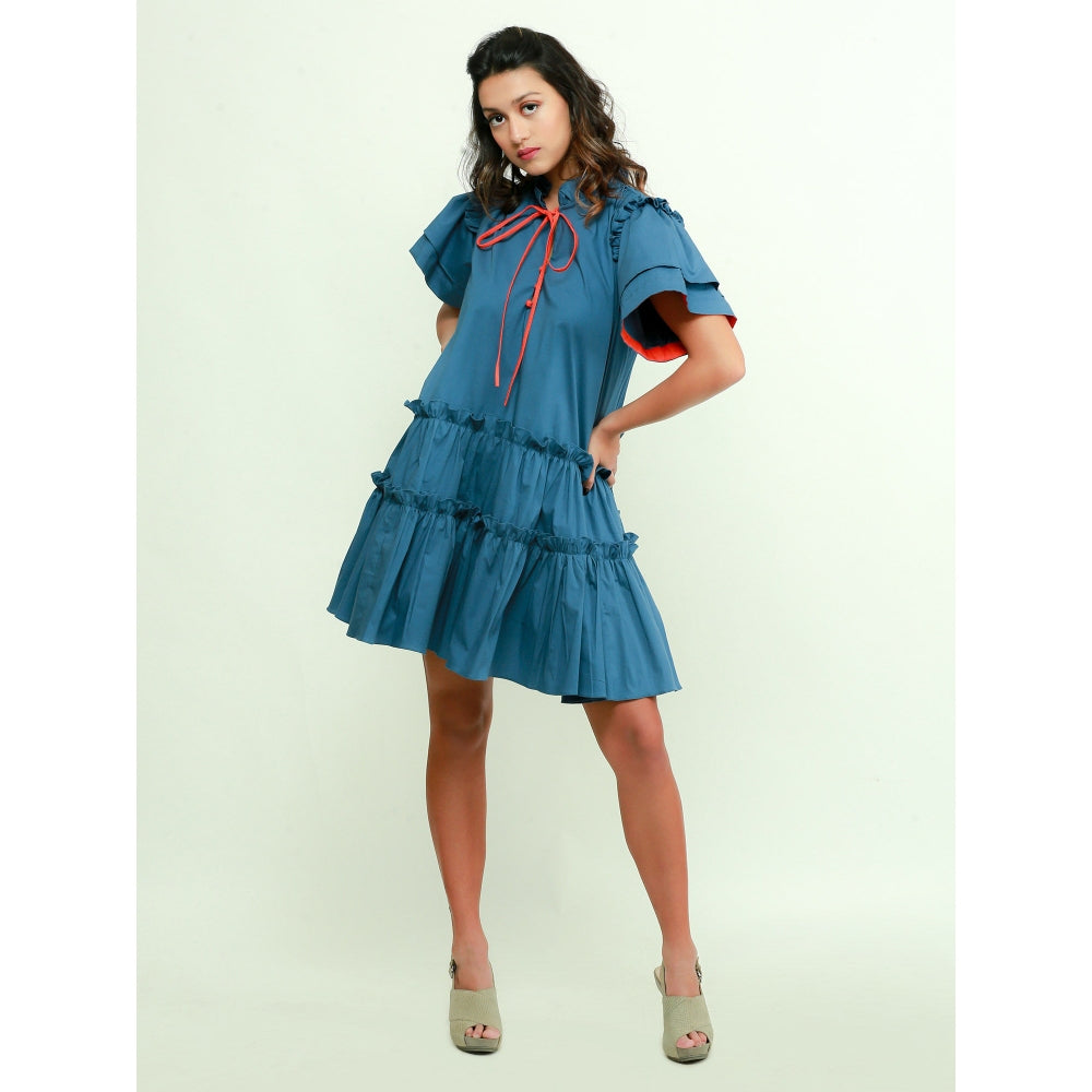 Echke Neon Tiered Dress