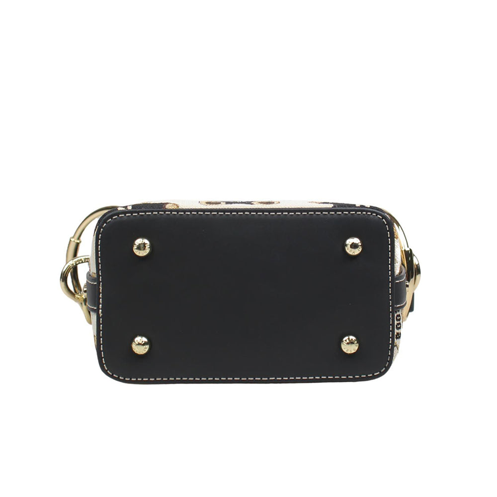HENNEY BEAR Password Bucket Bag with Detachable Strap