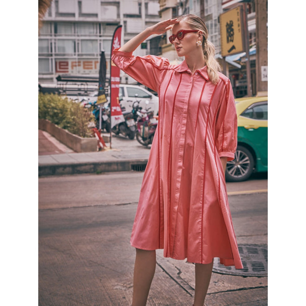 House of Fett Canopy Dress - Pink
