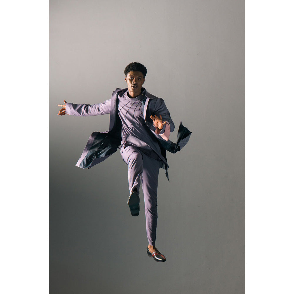 Jatin Malik English Purpul Trousers