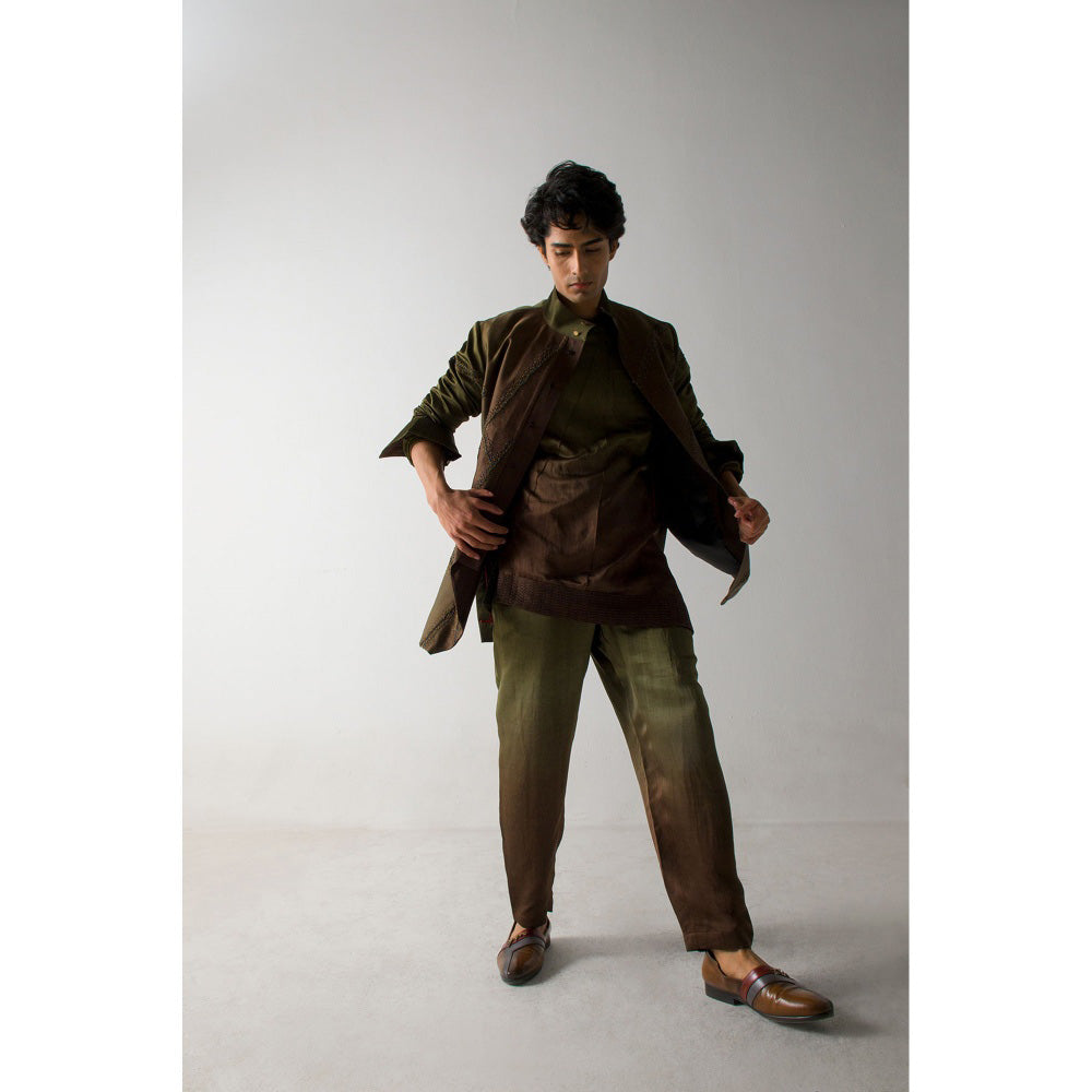 Jatin Malik Mr. Olive in Brown Trousers