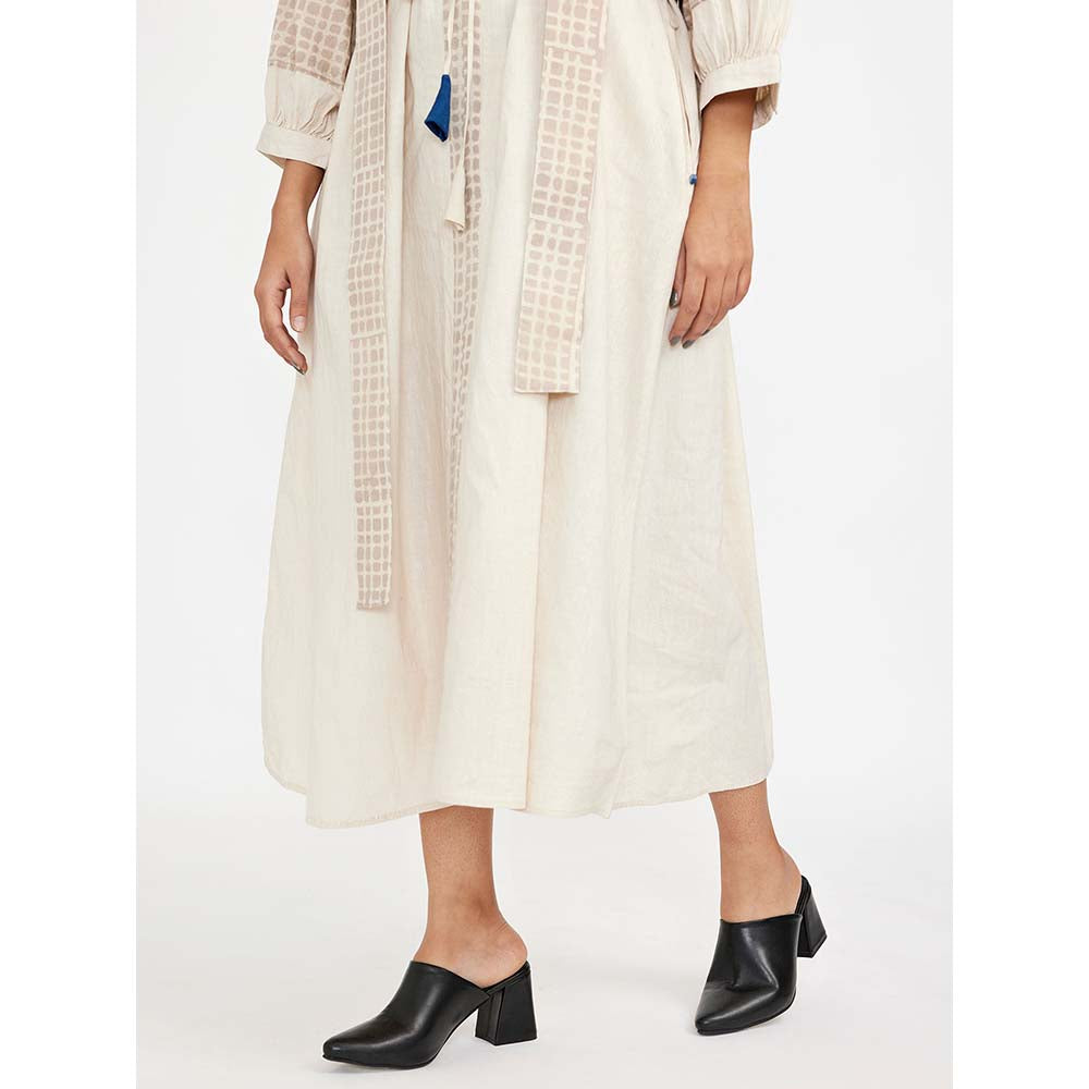 JAYATI GOENKA White Midi Dress (Set of 3)