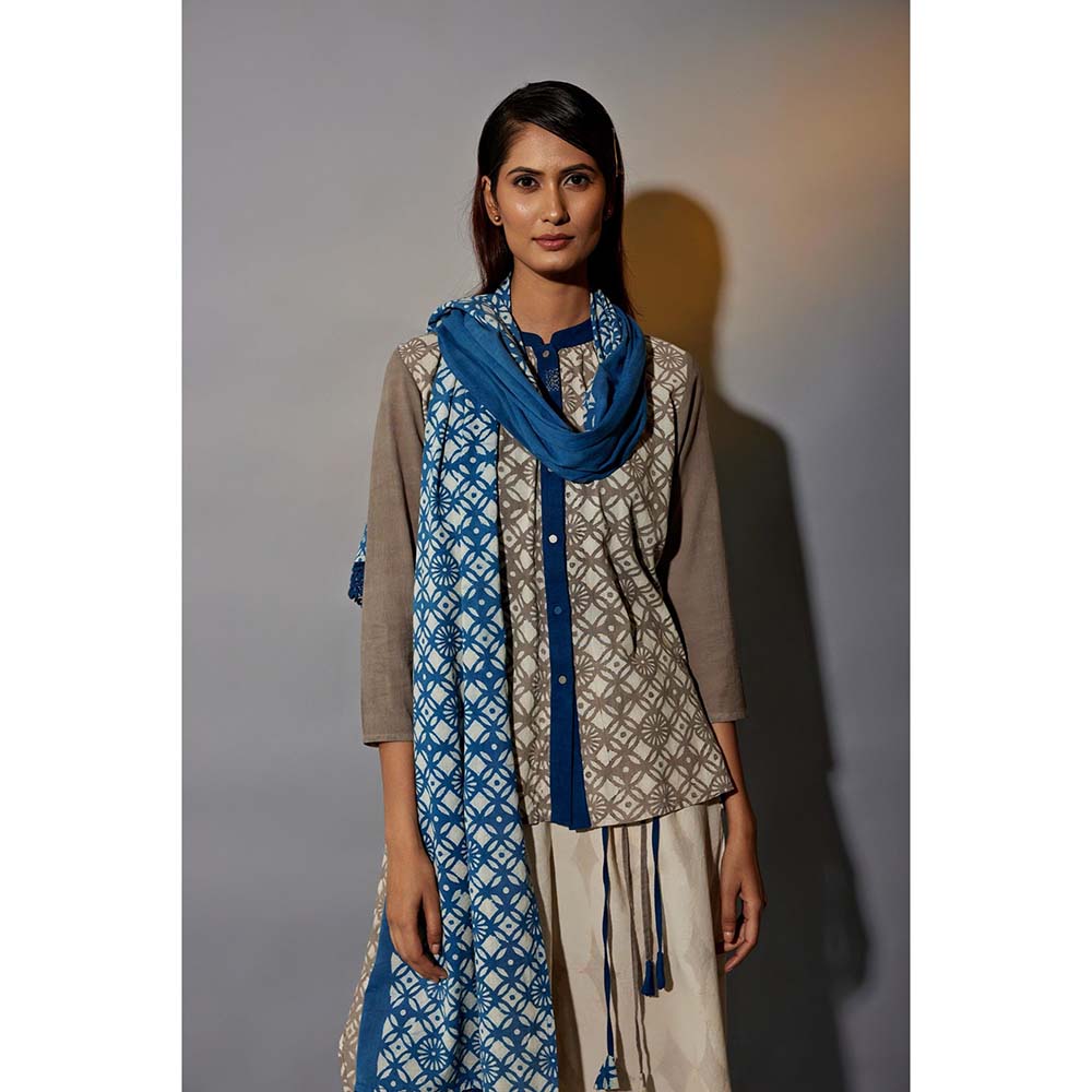 JAYATI GOENKA 24 X & Festive Printed Grey Co-Ord (Set of 5)