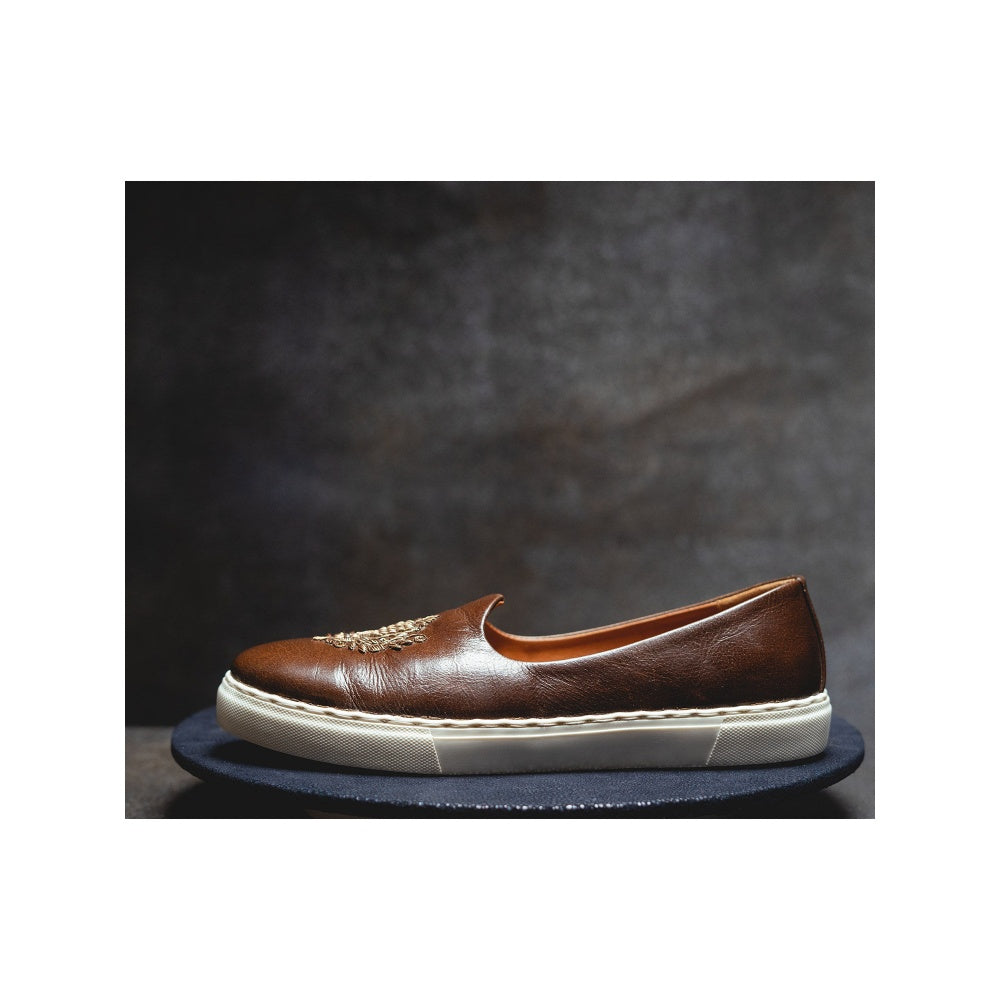 Kavith Sainaani Brown Wedding Sneaker