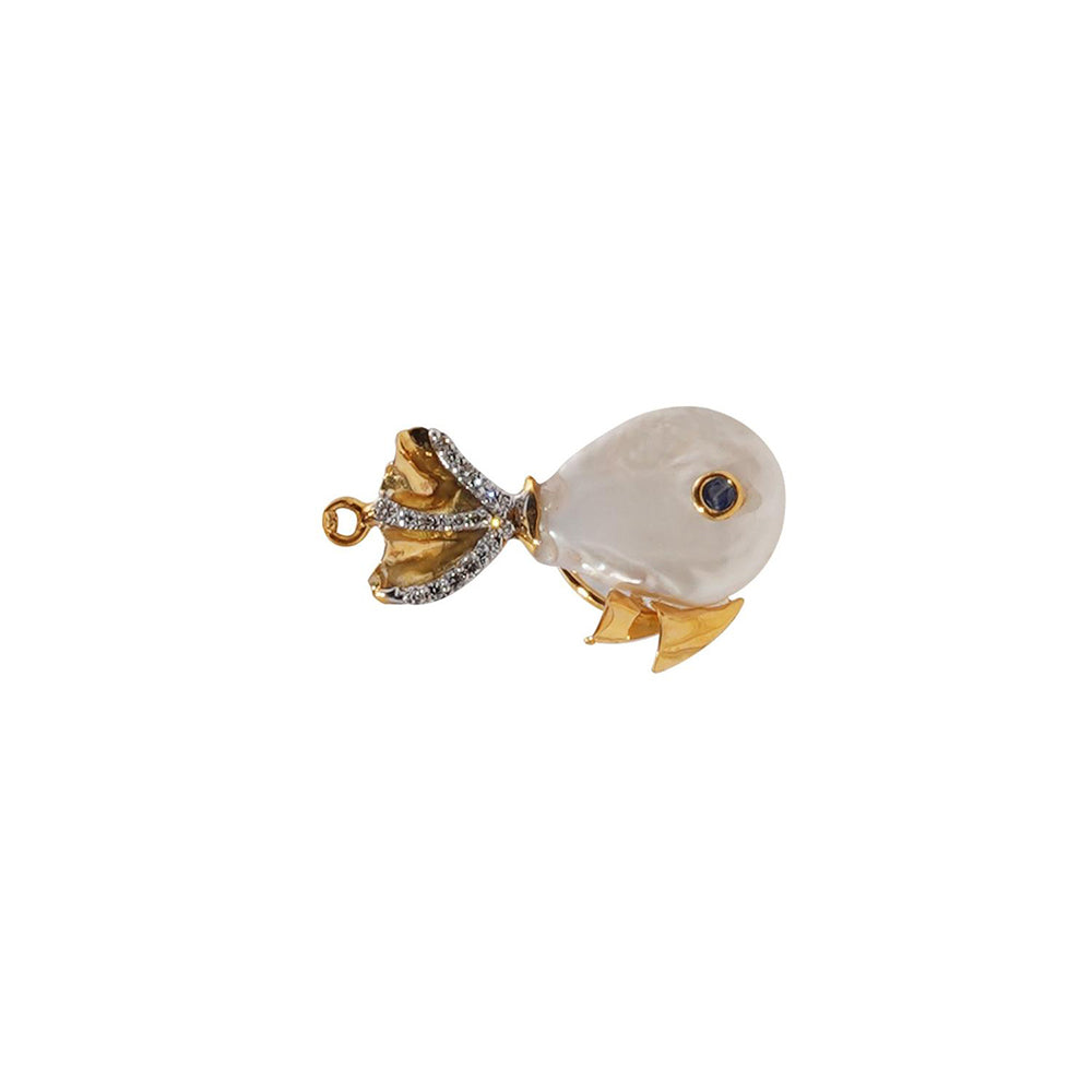 La marque-M White Marine Life Diamond Bracelet