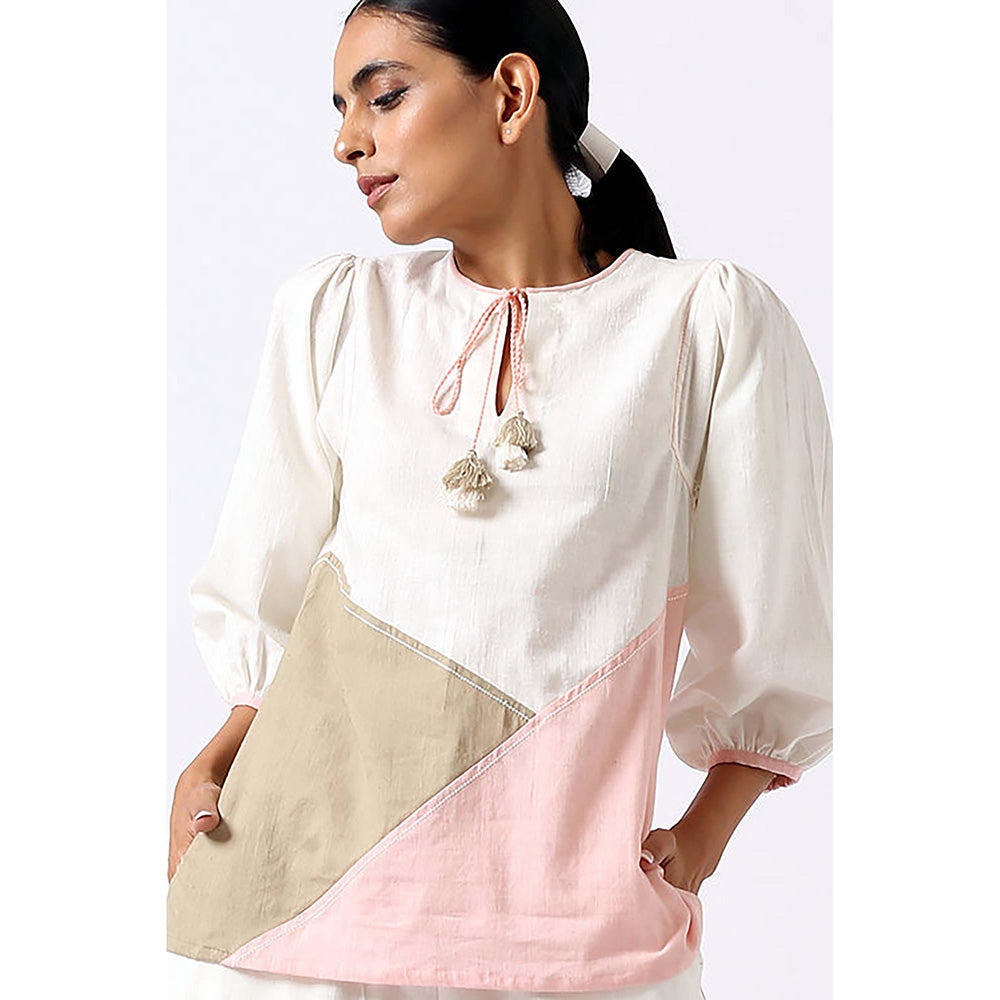 MADDER MUCH Multi-Color Cotton Solid Plain Top With Pant