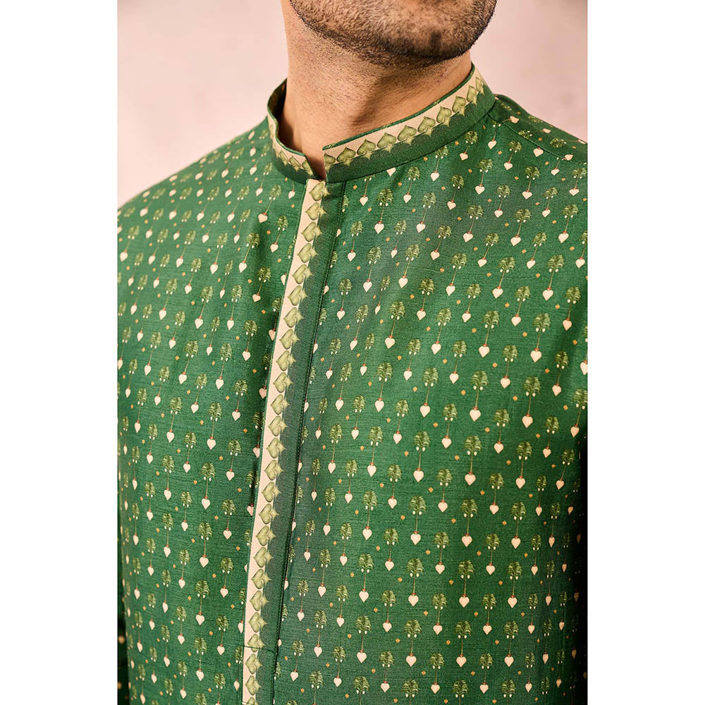 Masaba Green Tree Of Hearts Kurta with Pant (Set of 2)