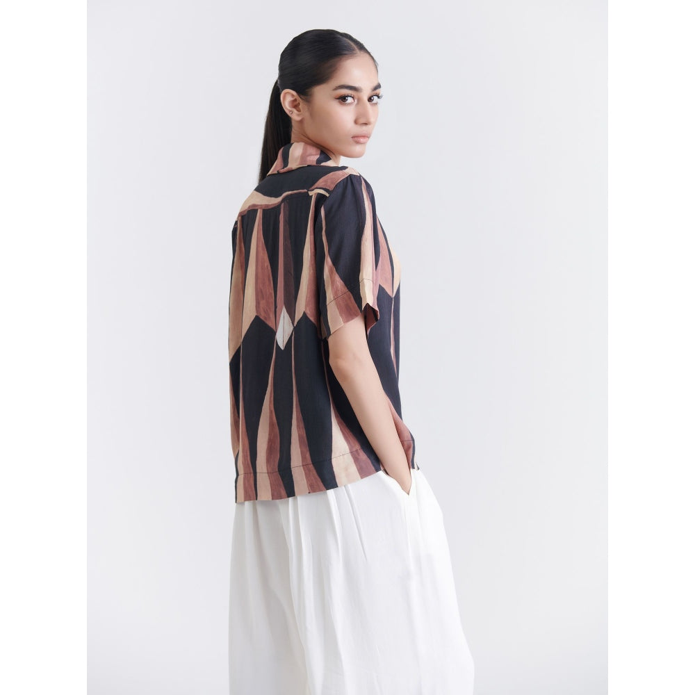 No Grey Area Multi-Color Pandan Resort Shirt