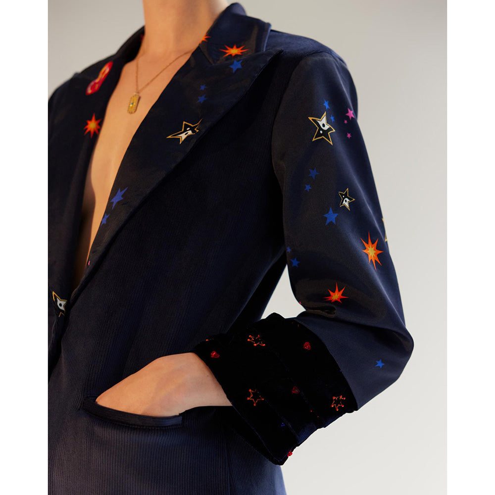 NOIB Dua Garden Of Eden Printed Blazer