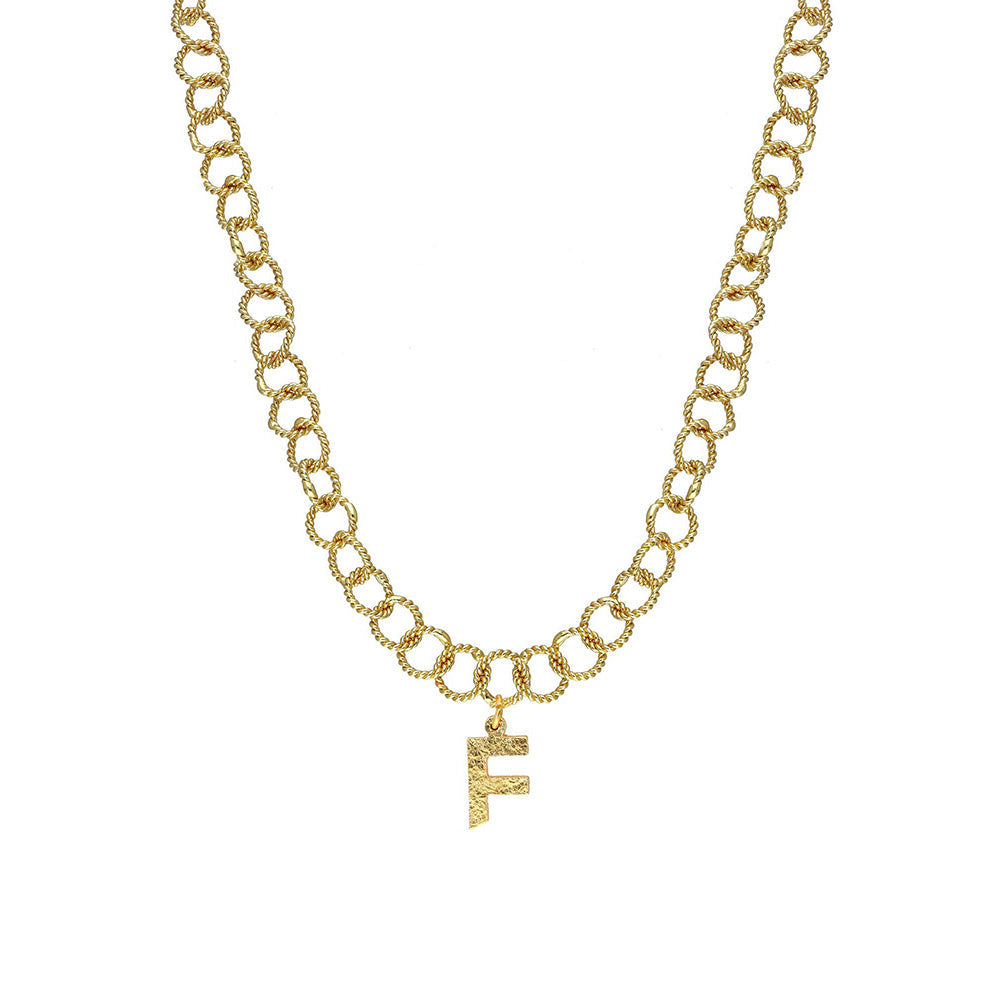 MNSH Signature Initial F Necklace
