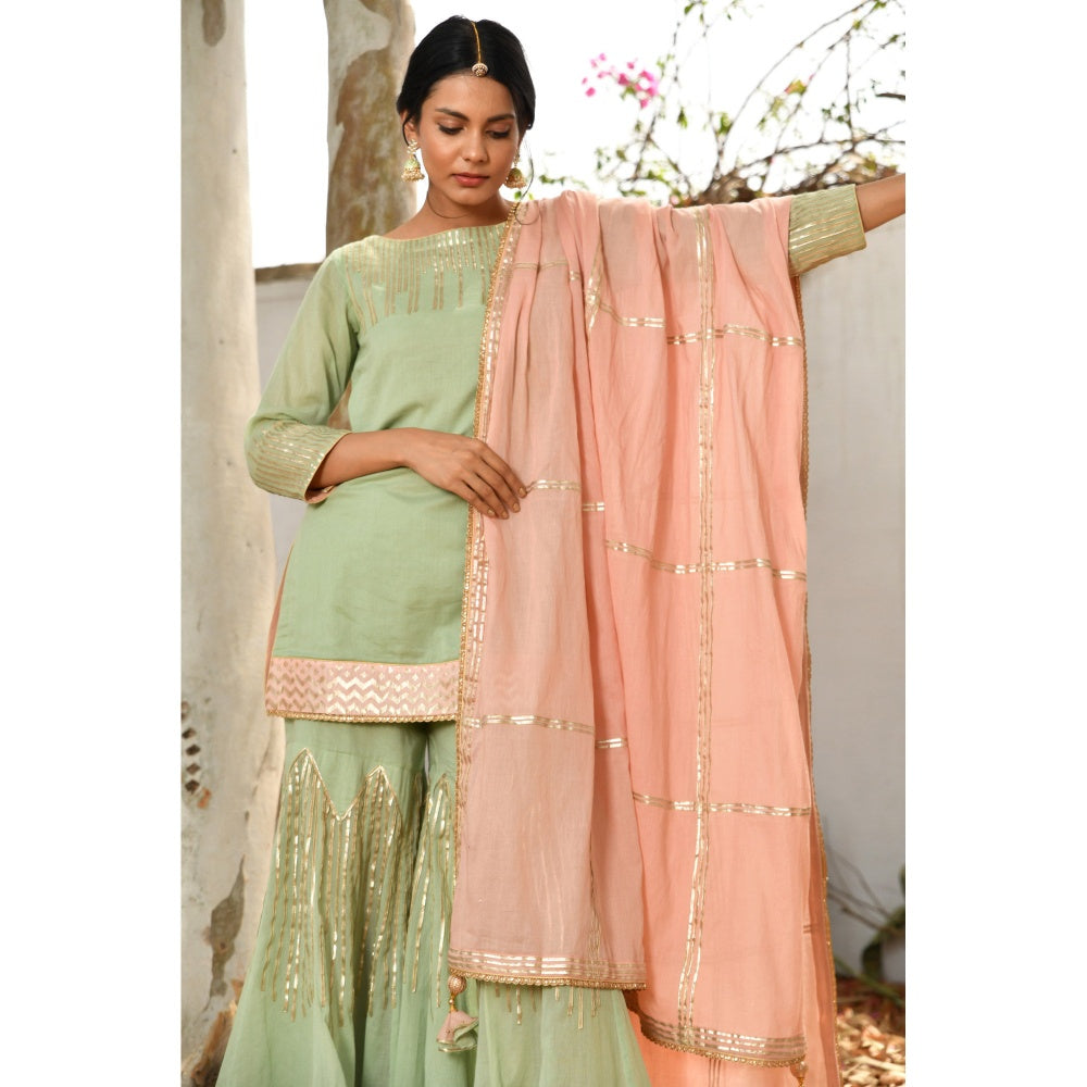 OMAANA Noor Sharara Set (Set of 3)