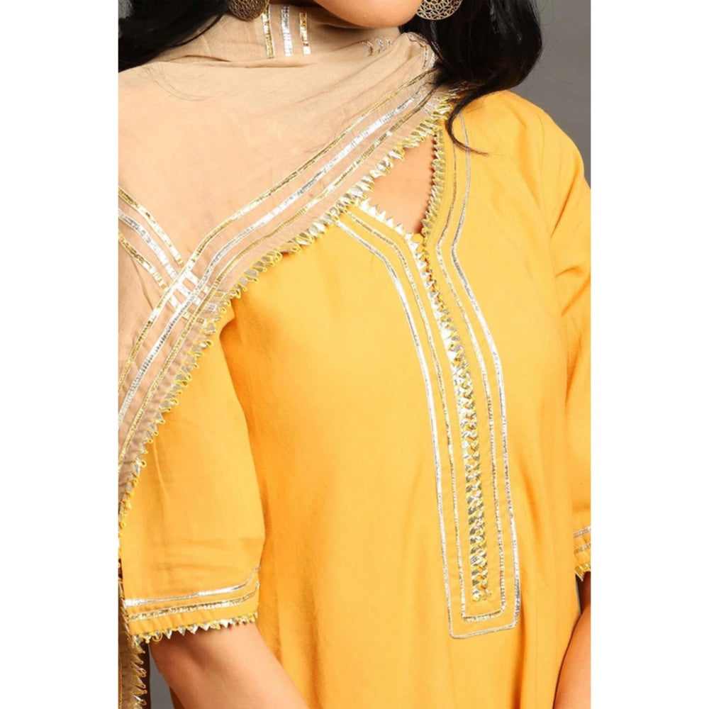OMAANA Mango Zara Double Layered Maxi Dress with Dupatta