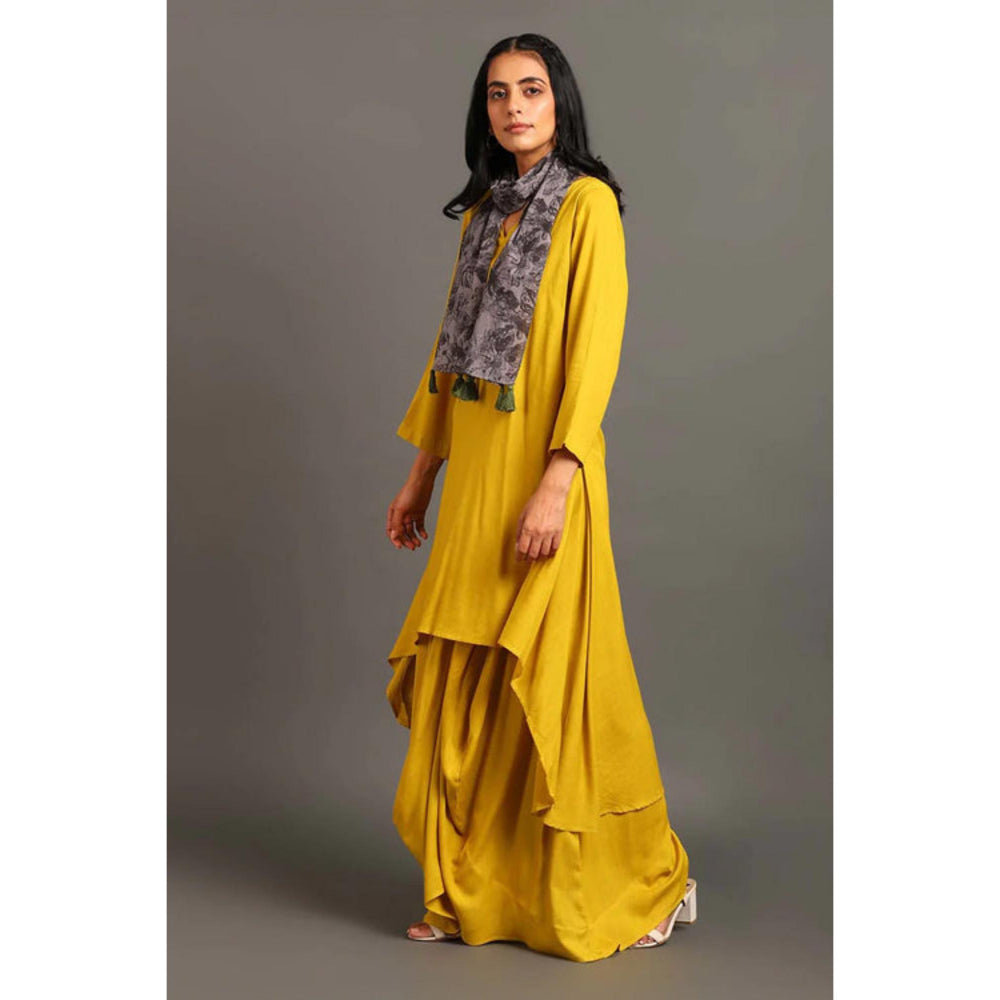 OMAANA Yellow Afternoon Delight Maxi Dress