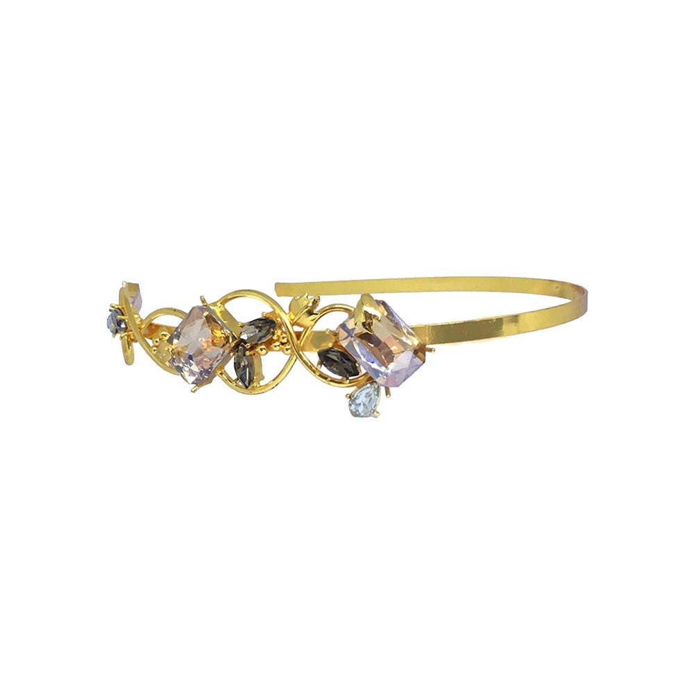 ORNAMAAS Gold-Plated Vitis Vinifera Hair Band