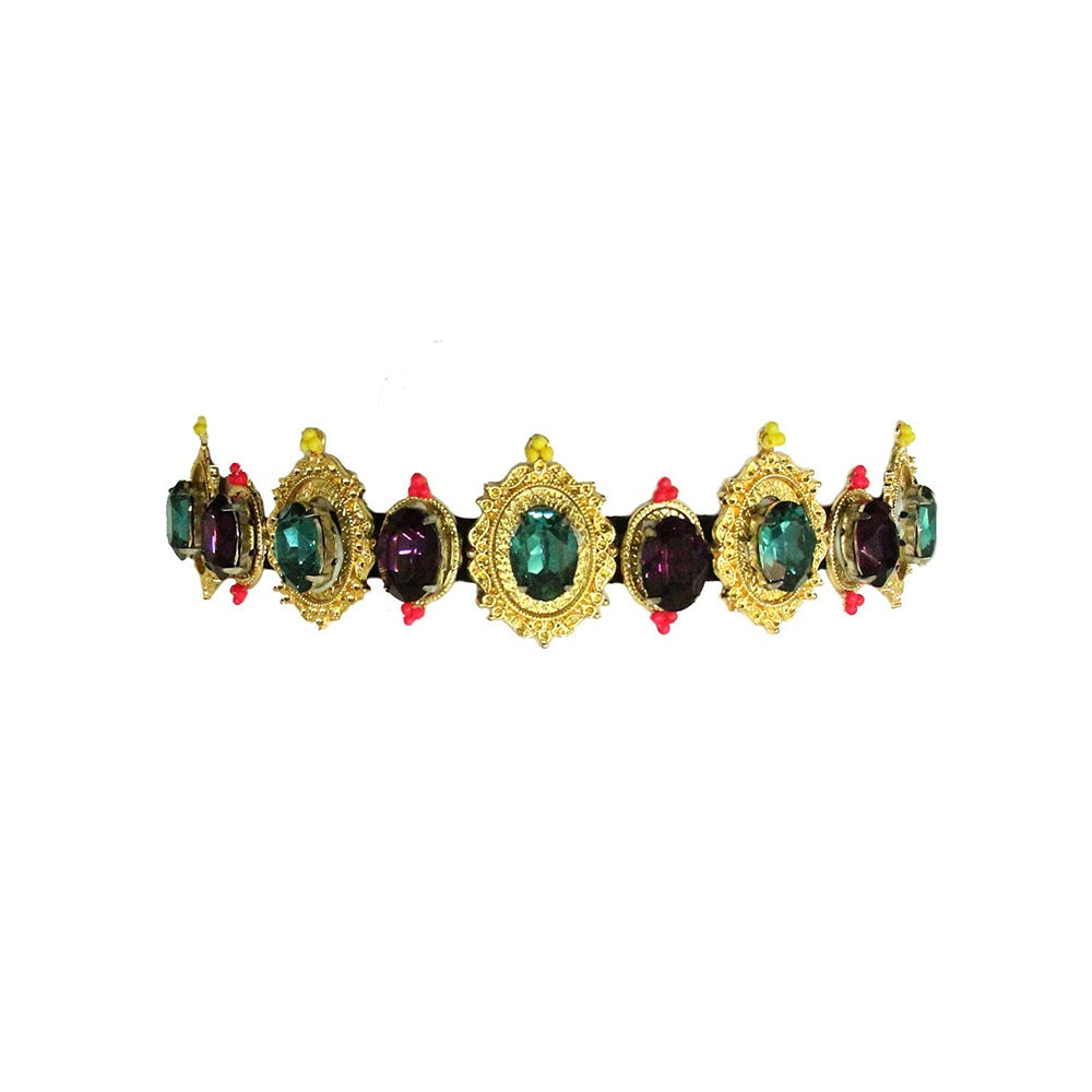 ORNAMAAS Multi-Color Rangoli Hair Band
