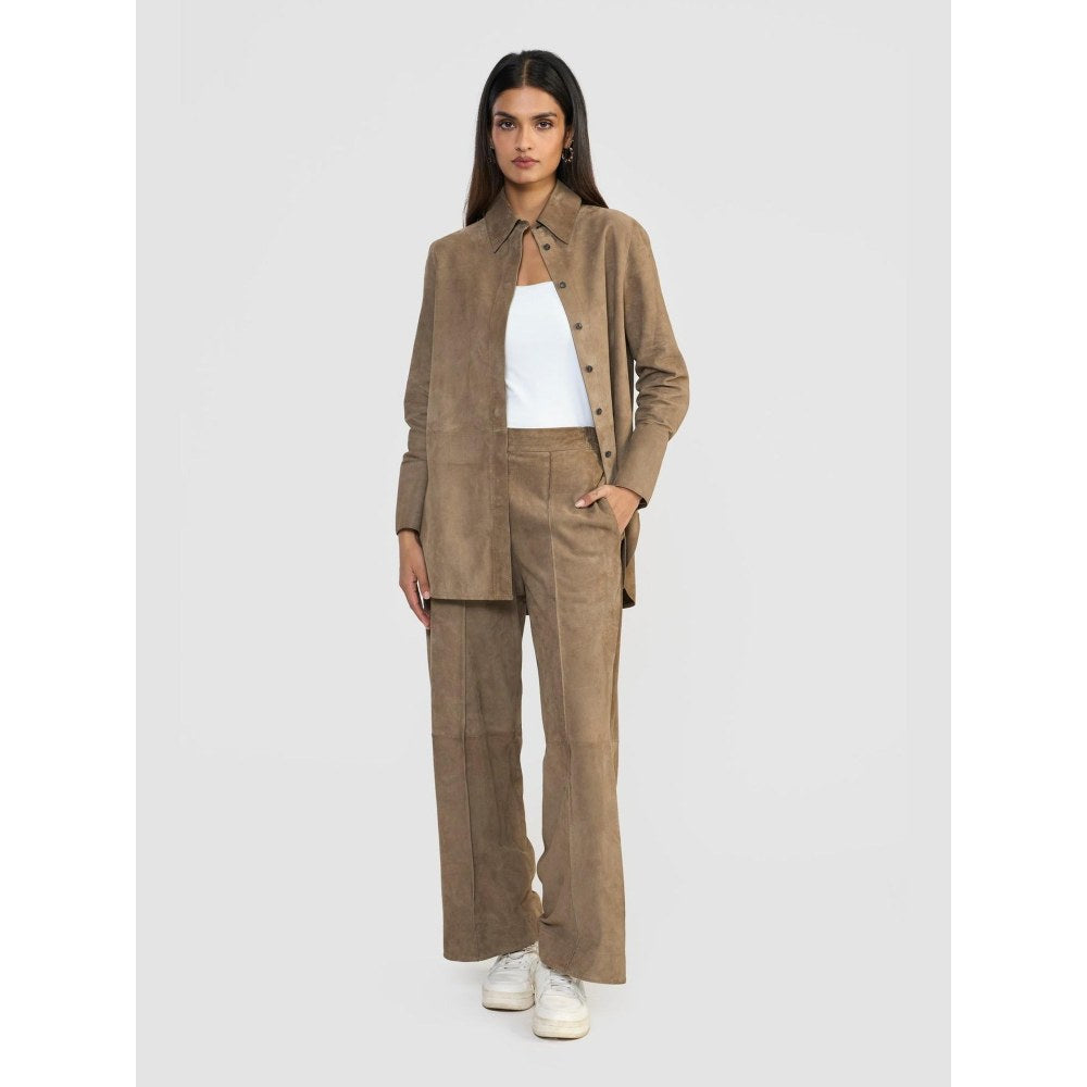 Perona Mizuki Brwon High Waist Pants