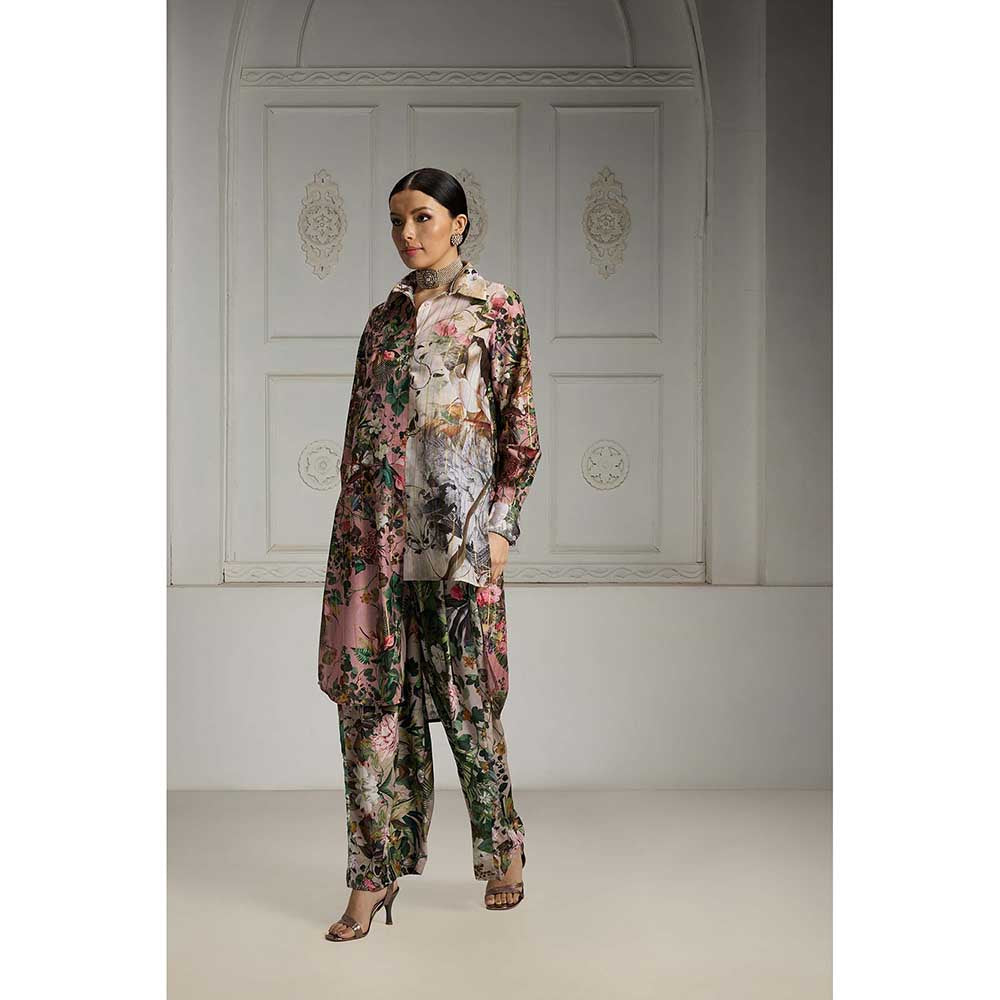 Rivaar by Rocky Star Multi-Colour High Low Shirt Tunic
