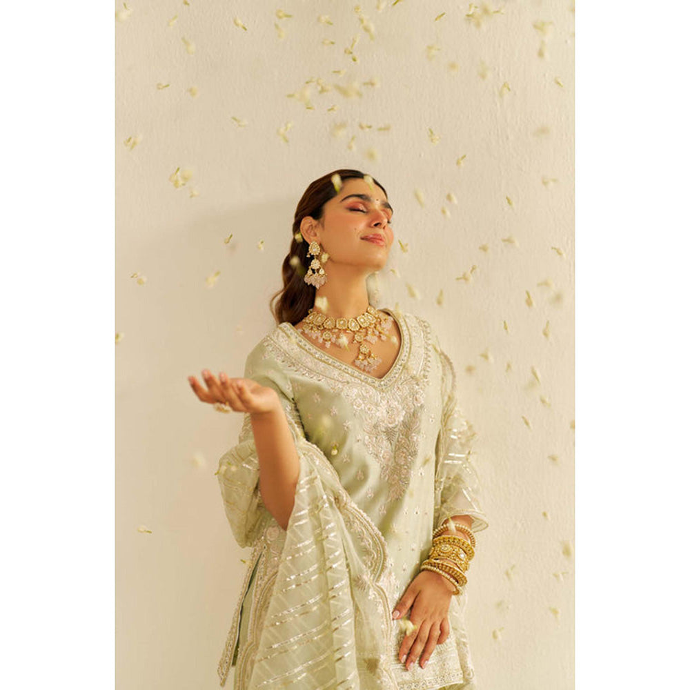 Sheetal Batra Sameeha - Short Kurta With Sharara And Dupatta
