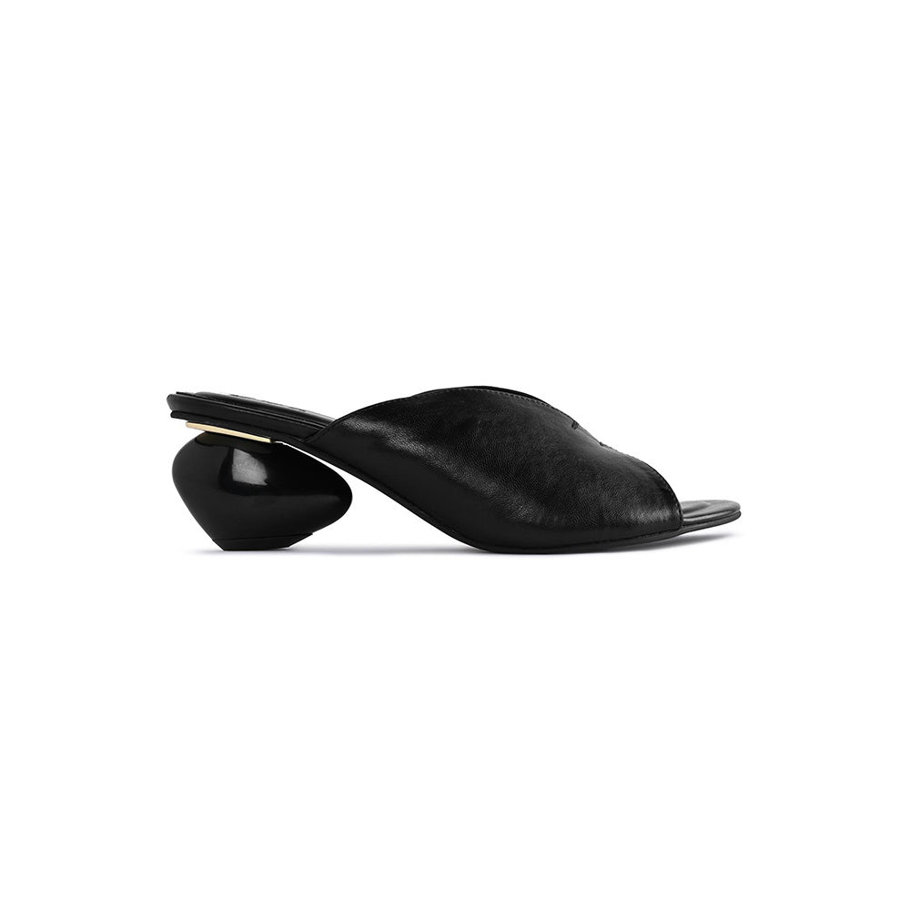SKO Driblet Black Block Heels
