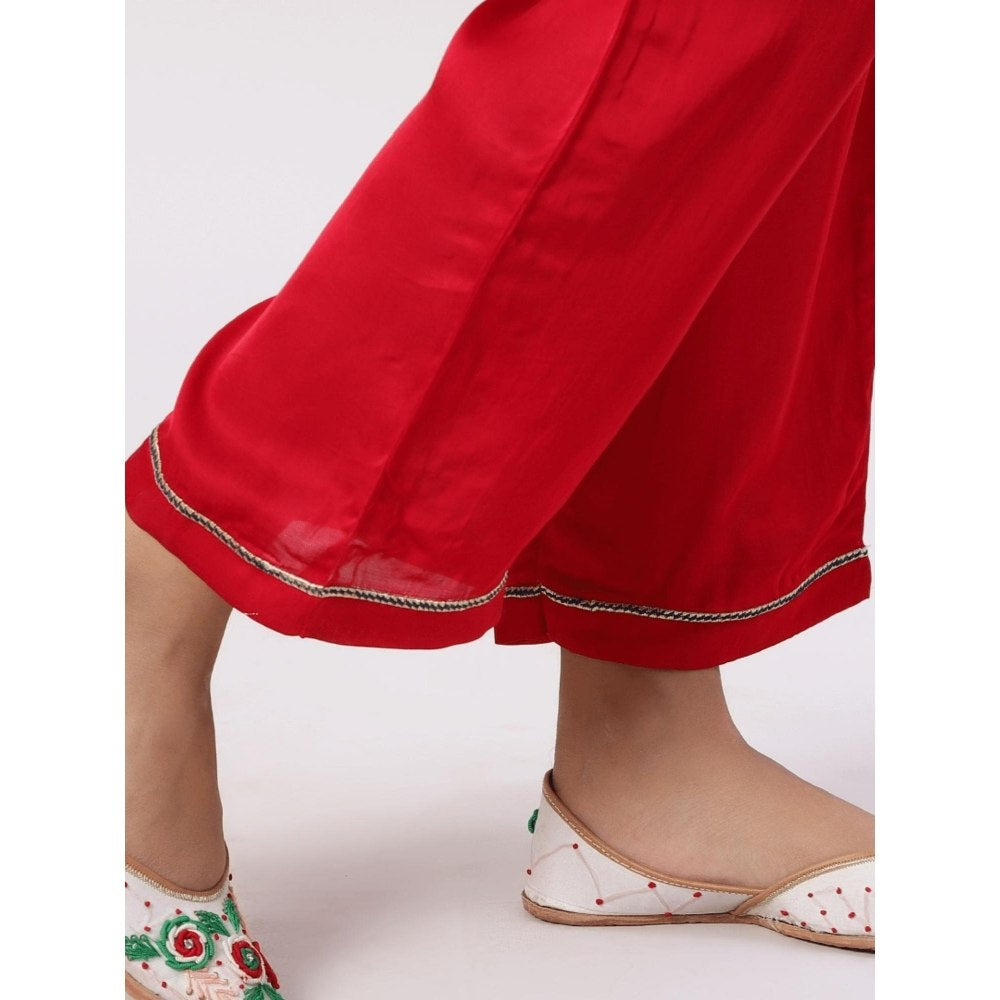 Spring Soul Modal Silk Bandhani Kurta and Pant with Dupatta (Set of 3)