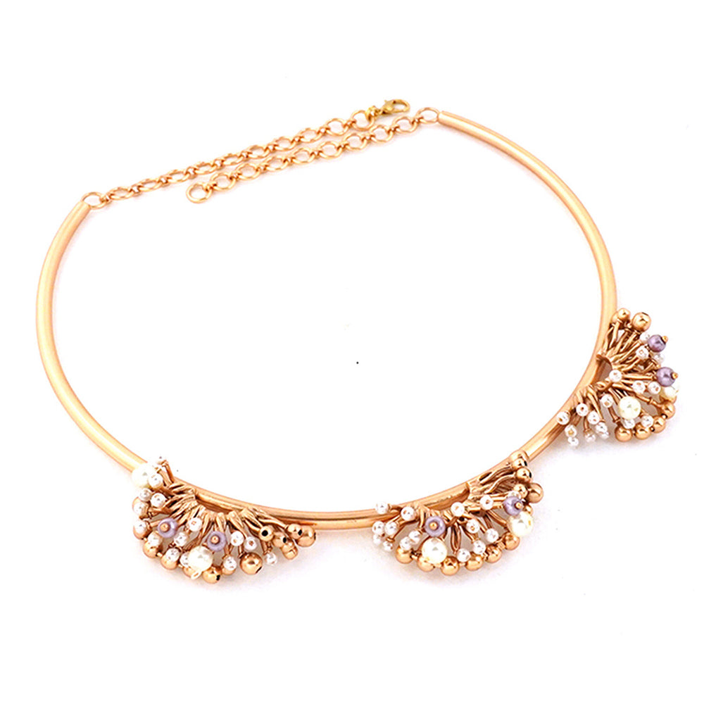 Suhani Pittie Gold Plated 3 Pearl Reef Haslee