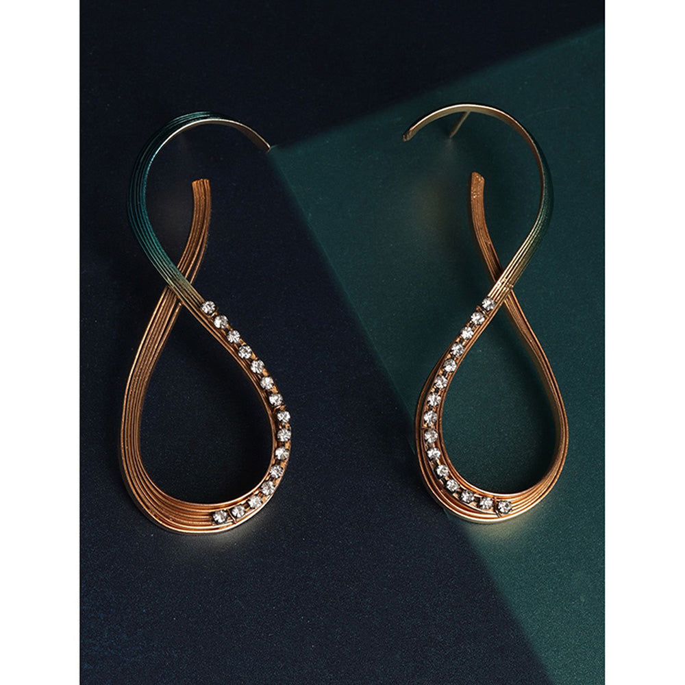 Suhani Pittie Jade Ripple Blue Earring 8 Shaped