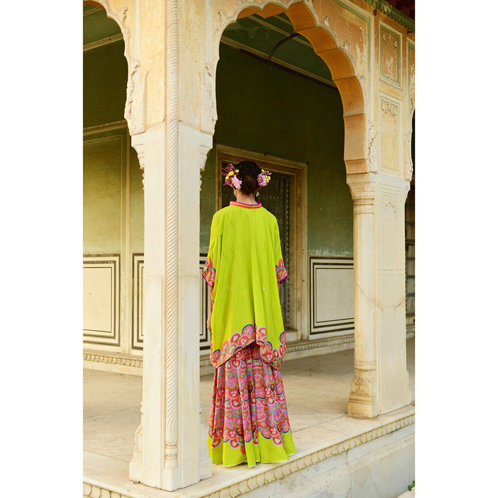 Swati Vijaivargie Pansy Tunic & Sharara (Set of 2)