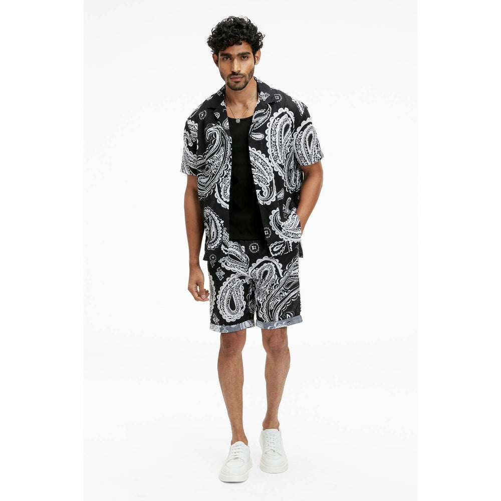 Terra Luna Palawan Noir Paisley Shirt