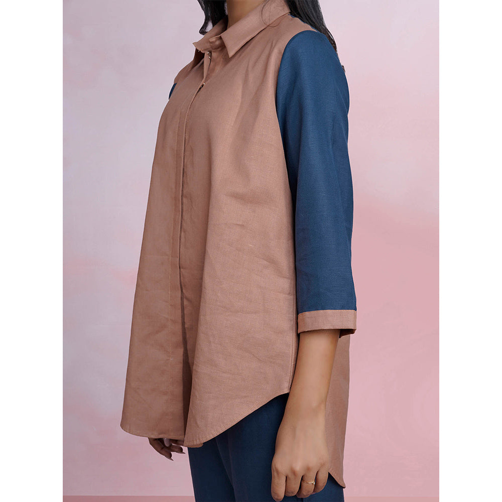 The House of Hemp Mocha Nova Co-Ord- Multi-Color (Set of 2)