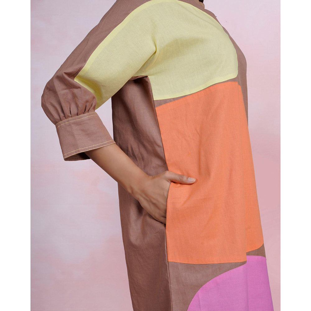 The House of Hemp Viola Sand Dress