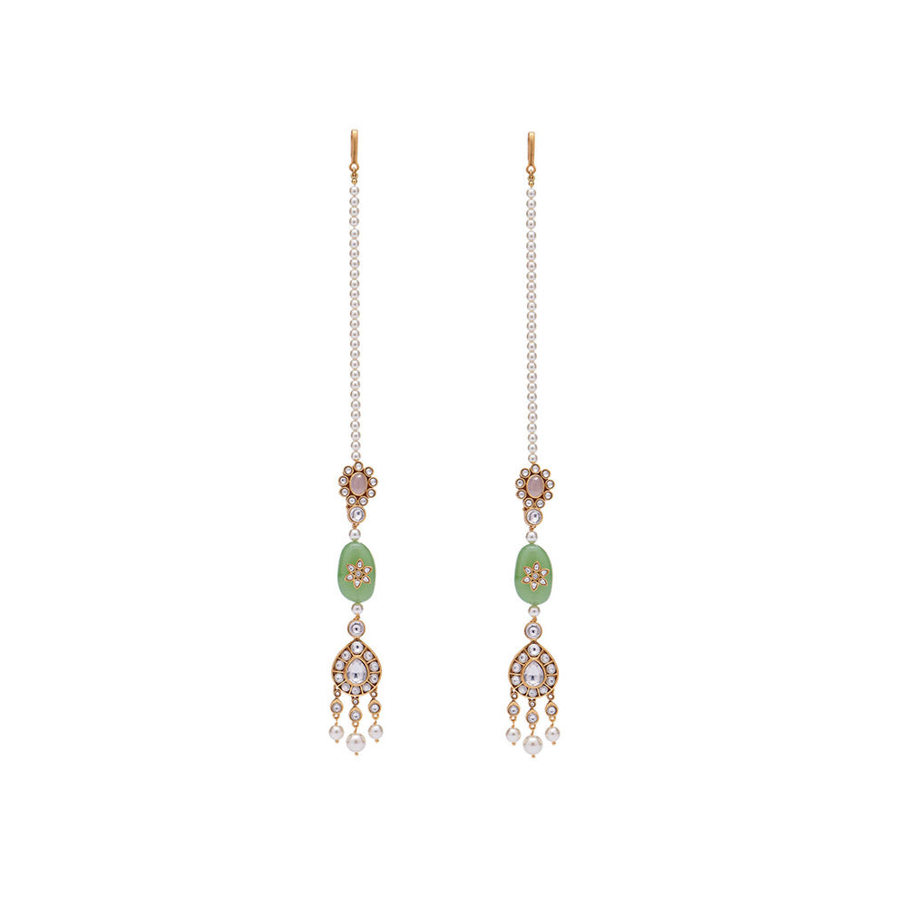 Aulerth Multi-Color Shae Drops Earrings by Suneet Varma