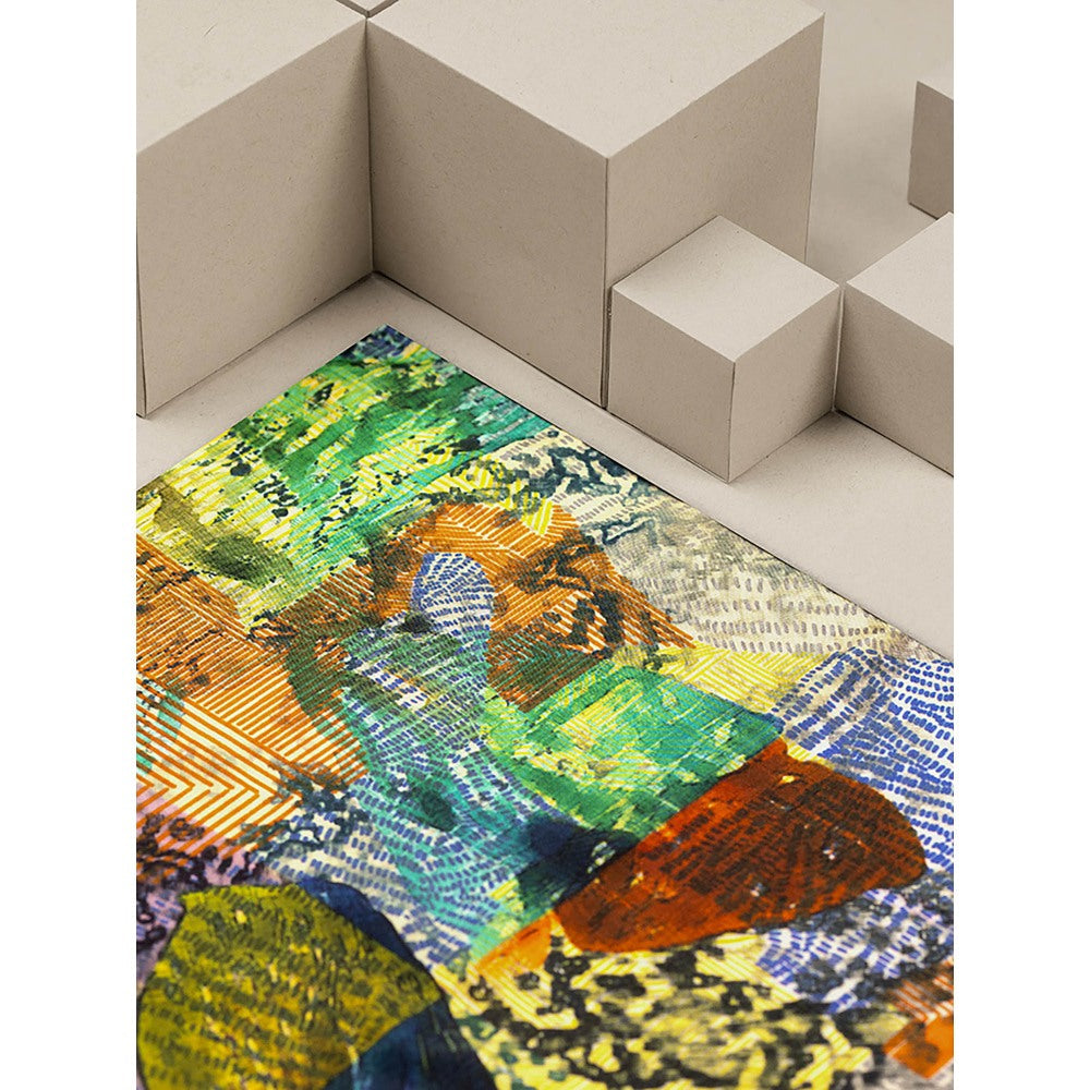 UNALLUME BY NISHA Multi-Colour Printed Pocket Square