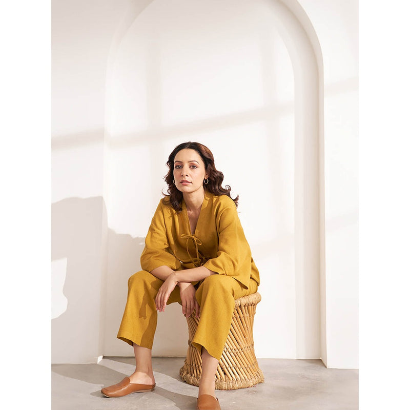 Vaaya The Gold Hour Hemp Co-Ord (Set of 2)