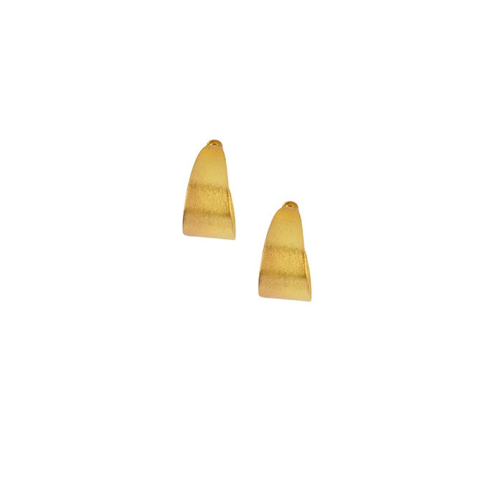 VARNIKA ARORA Gold Plated Siphon Hoops