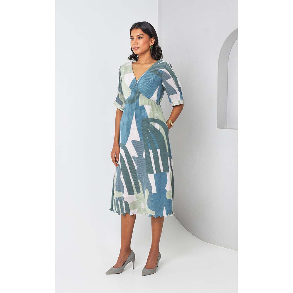Vedika M Blue Midi Dress