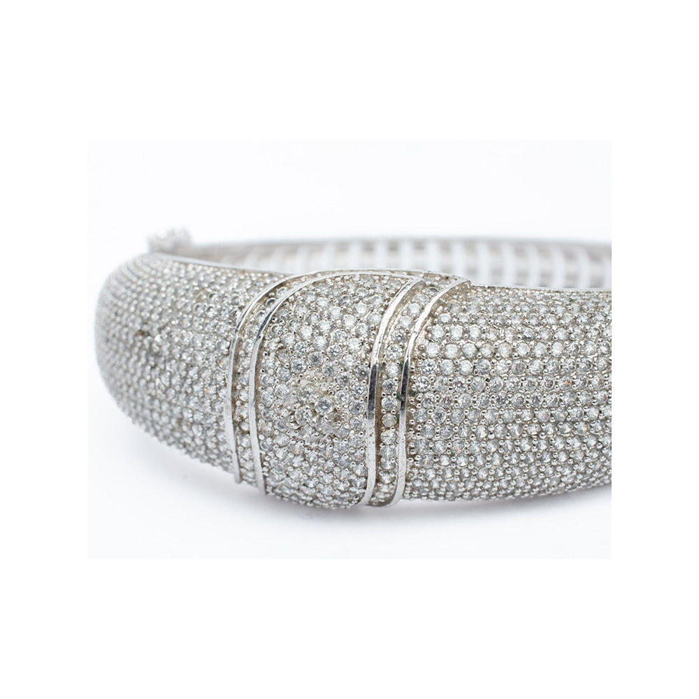 VIVINIA By Vidhi Mehra Silver Plated Womens Kada