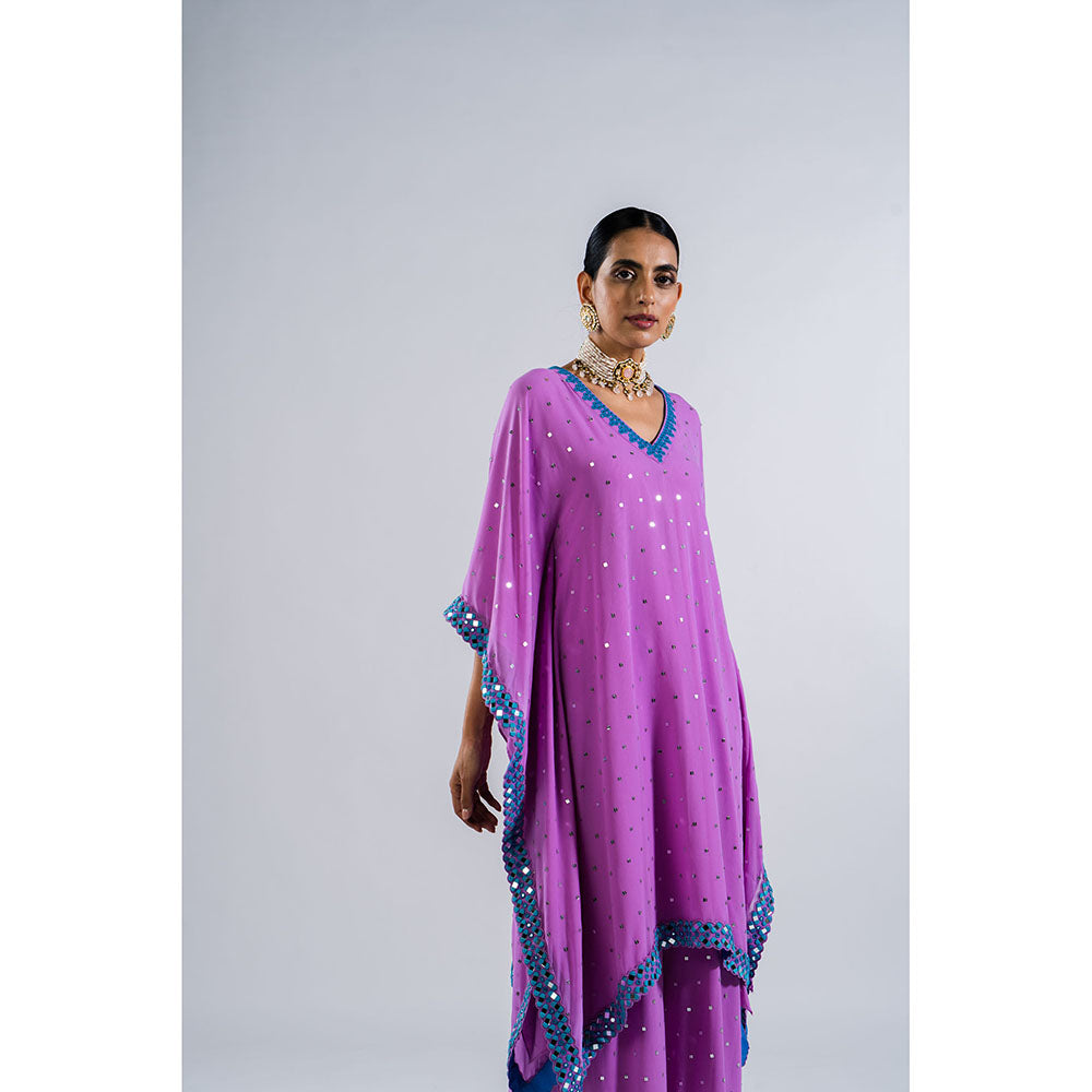 Vvani by Vani Vats Lavender Kaftan & Palazzo (Set of 2)