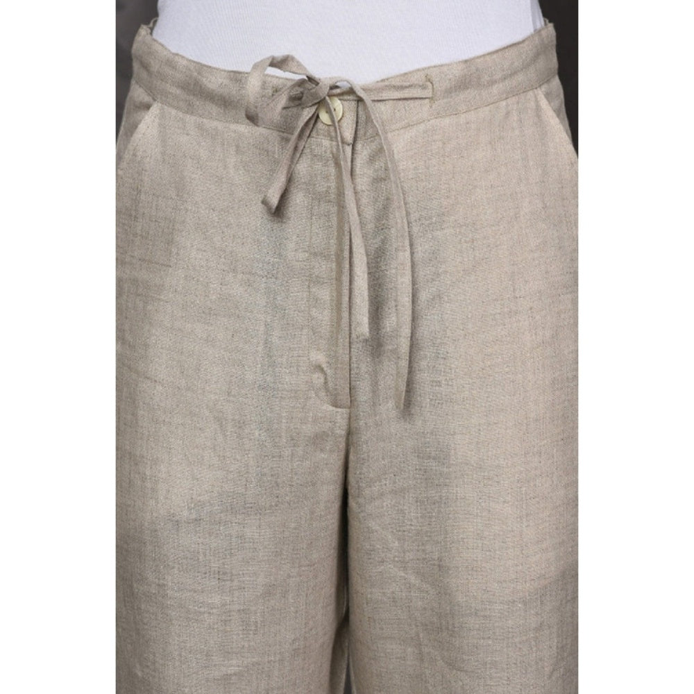YELL Lucid Drawstring Pants-Beige